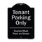 Signmission Designer Series-Tenant Parking Guests Park On Street Heavy-Gauge Aluminum, 24" x 18", BS-1824-9882 A-DES-BS-1824-9882 - alternate 1